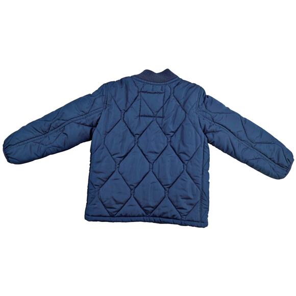 Baby Gap Navy Blue Quilted Jacket Coat  Preppy - Picture 3 of 9